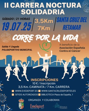 II CARRERA NOCTURNA SOLIDARIA DE SANTA CRUZ DEL RETAMAR