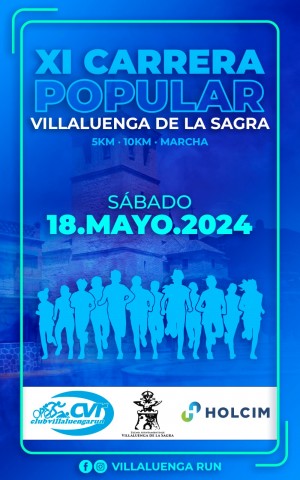 XI Carrera Popular y Marcha solidaria Villaluenga de La Sagra “Contra el Bullying”