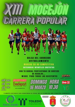 XIII CARRERA POPULAR VILLA DE MOCEJÓN ( 5 y 10 KM)