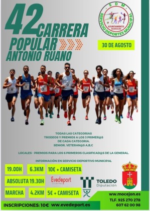 XLII CARRERA POPULAR DE MOCEJON  TROFEO ANTONIO RUANO 2025